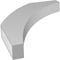 Ekena Millwork 4-in. W x 28-in. D x 36-in. H Thorton Architectural Grade PVC Knee Brace BRCP04X28X36THR - alternate 5